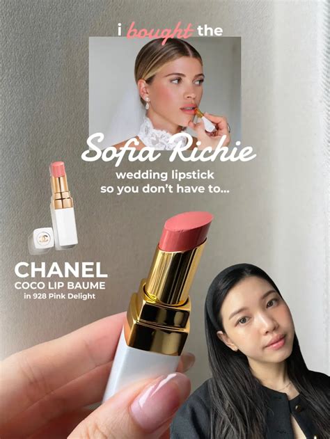 sofia ritchie chanel lipstick|Sofia Richie pink lip balm.